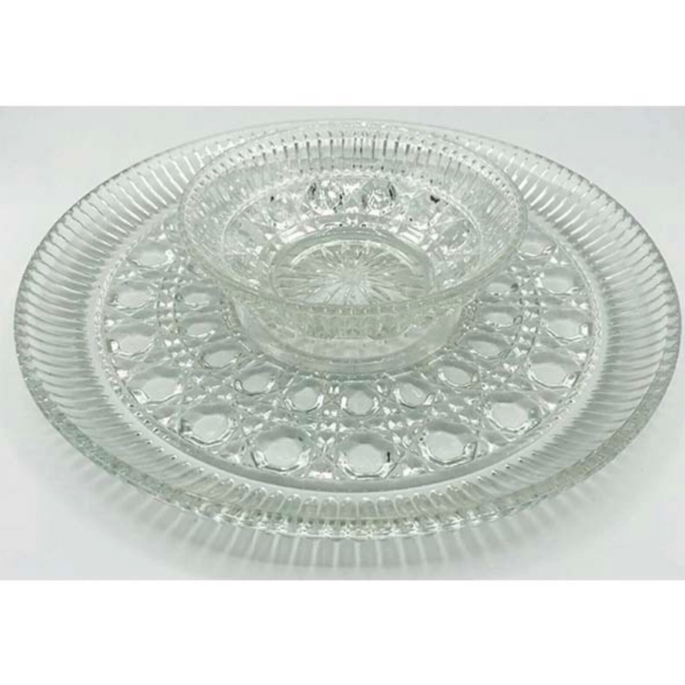 Glass Kitchen and Dining Set 4 pc set